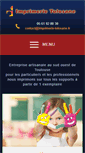 Mobile Screenshot of imprimerie-tolosane.fr