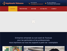 Tablet Screenshot of imprimerie-tolosane.fr